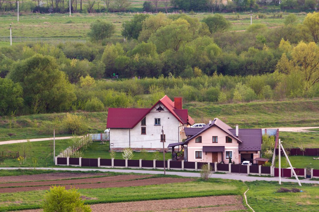 residencia tranquila en el campo